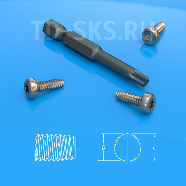 Винт TAPTITE DAARTS